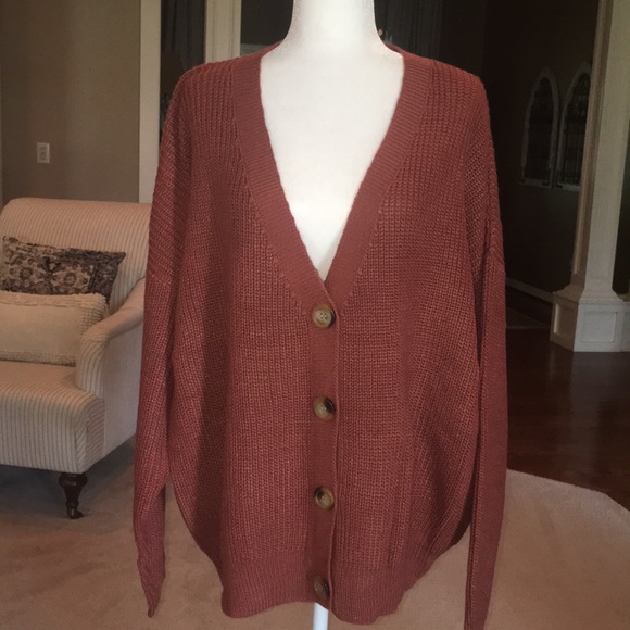 Listicle Loose Fit Buttondown Cardi - Picture 6 of 12